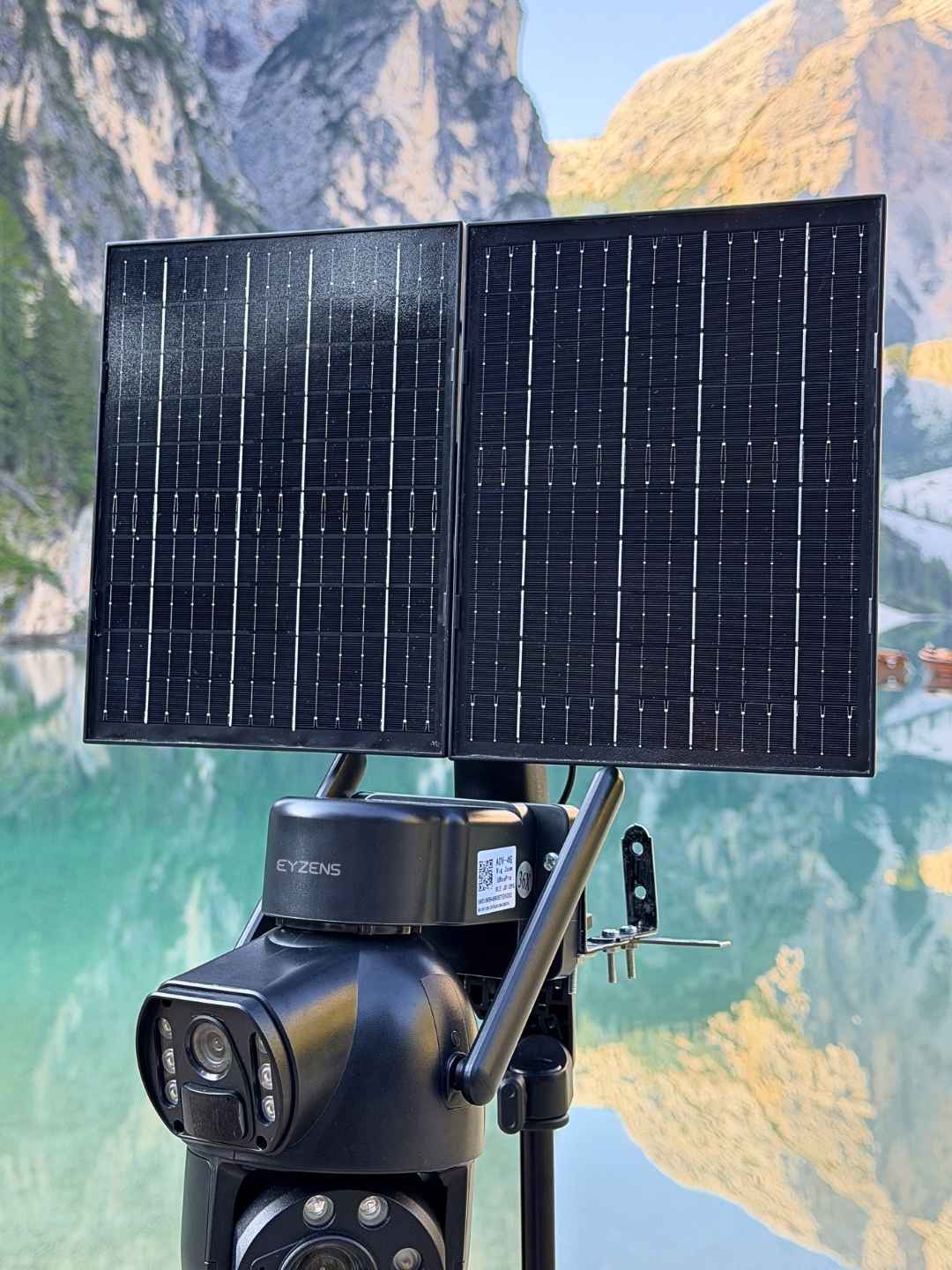 Solarbetriebene Überwachungskamera 4G/5G WLAN Bewegungserkennung Nachtsicht 15MP 4K 10-facher Zoom