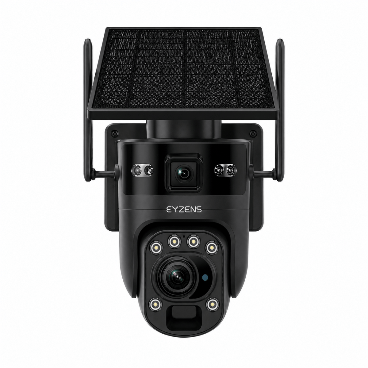 36x Optical Zoom - 3,300ft Range 4K Solar Security Camera NO WiFi NO Electricity